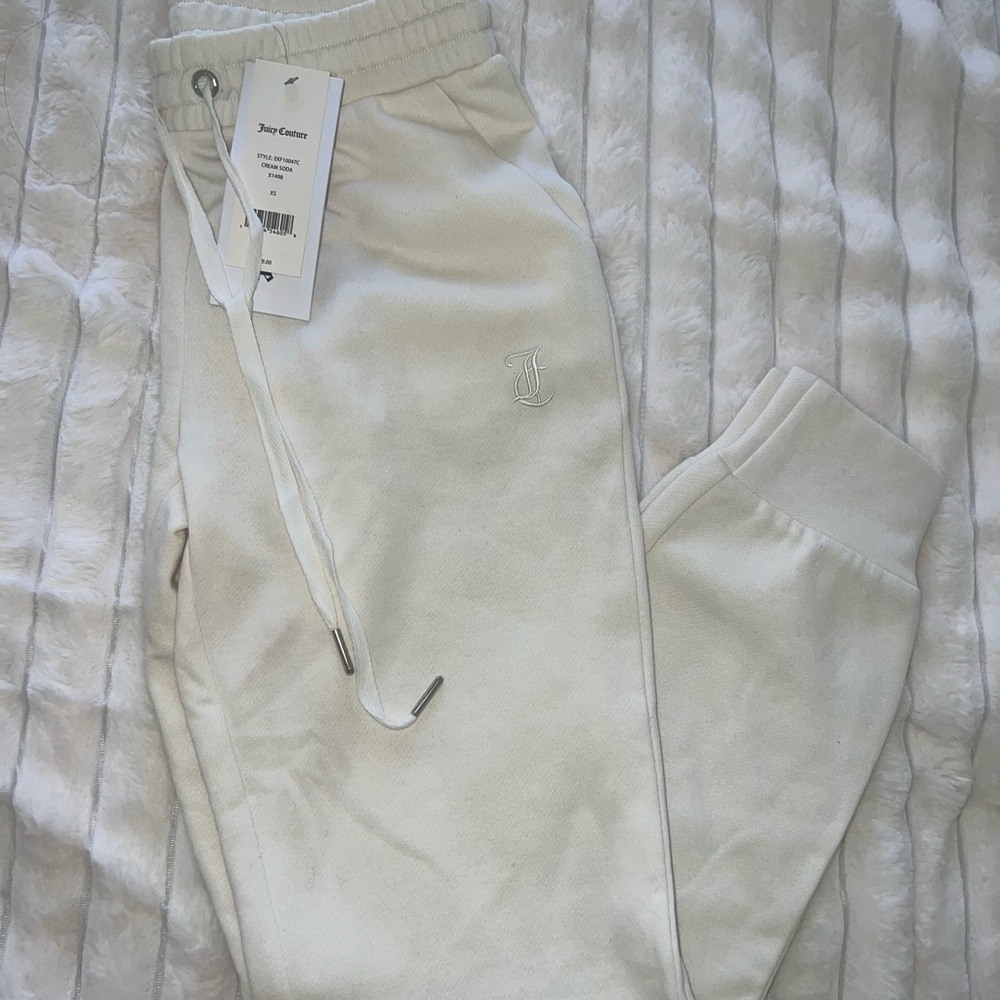 Cream Jogger Pants